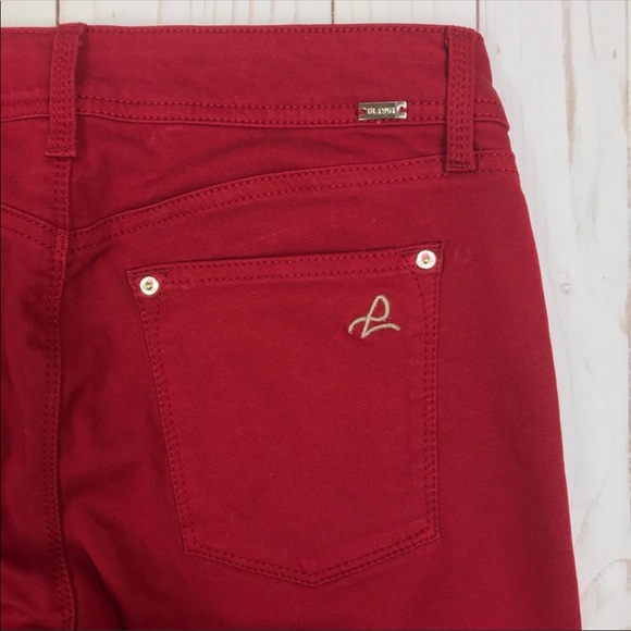 DL1961 Emma Legging Ankle Skinny Jeans Red 26 - Picture 3 of 8